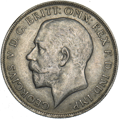 1921 Florin - George V British Silver Coin - Nice