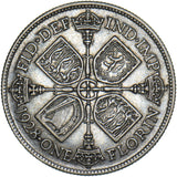1928 Florin - George V British Silver Coin - Very Nice