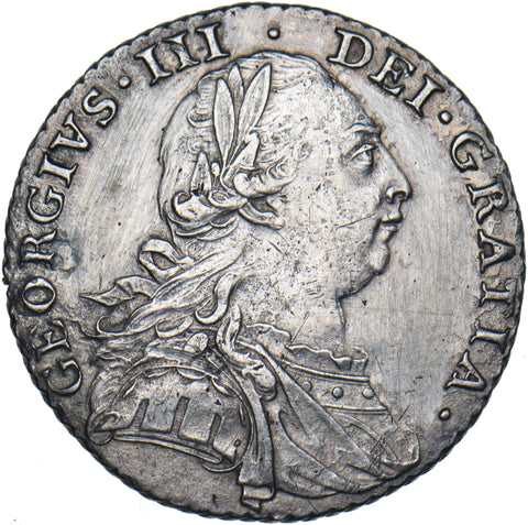 1787 Shilling - George III British Silver Coin