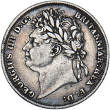 1824 Shilling - George IV British Silver Coin - Nice