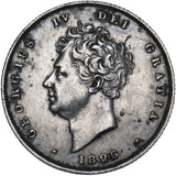 1826 Shilling - George IV British Silver Coin - Very Nice