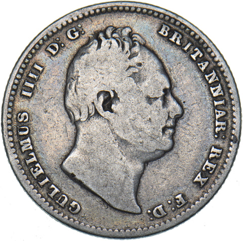 1834 Shilling - William IV British Silver Coin