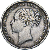 1886 Shilling - Victoria British Silver Coin - Nice