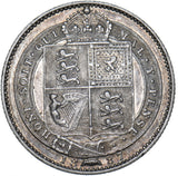 1887 Shilling - Victoria British Silver Coin - Nice