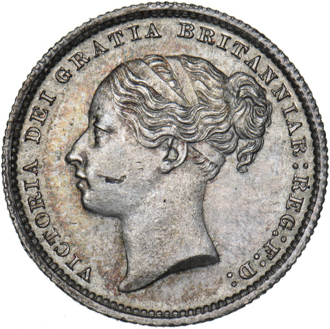 1887 Shilling (Young Head) - Victoria British Silver Coin - Very Nice
