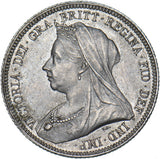 1893 Shilling - Victoria British Silver Coin - Superb