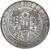 1893 Shilling - Victoria British Silver Coin - Superb