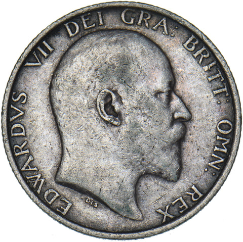 1906 Shilling - Edward VII British Silver Coin