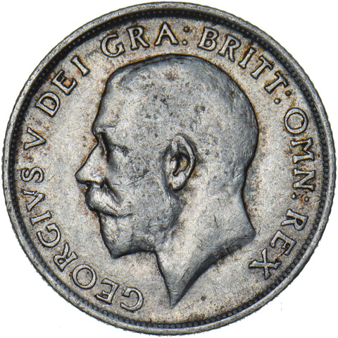 1912 Shilling - George V British Silver Coin - Nice