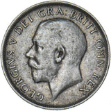 1918 Shilling - George V British Silver Coin - Nice