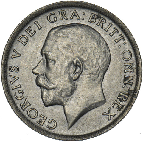 1920 Shilling - George V British Silver Coin - Very Nice