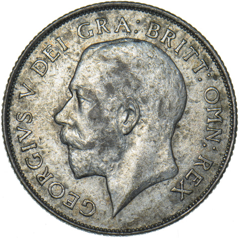 1923 Shilling - George V British Silver Coin - Nice