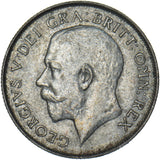 1924 Shilling - George V British Silver Coin - Nice