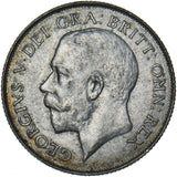 1925 Shilling - George V British Silver Coin - Very Nice