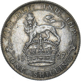 1927 Shilling - George V British Silver Coin - Nice
