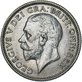 1928 Shilling - George V British Silver Coin - Very Nice