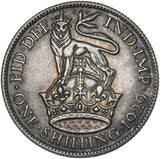 1929 Shilling - George V British Silver Coin - Very Nice