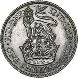 1930 Shilling - George V British Silver Coin - Very Nice