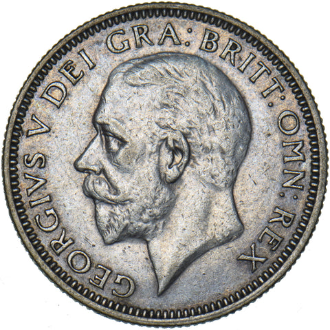 1931 Shilling - George V British Silver Coin - Very Nice