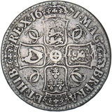 1671 Crown - Charles II British Silver Coin - Nice