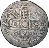 1676 Crown (Date Worn) - Charles II British Silver Coin