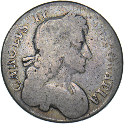 1681 Crown - Charles II British Silver Coin