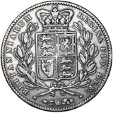 1847 Crown - Victoria British Silver Coin - Nice