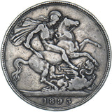 1893 LVI Crown - Victoria British Silver Coin