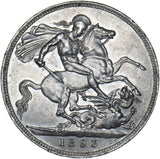 1893 LVI Crown - Victoria British Silver Coin - Superb