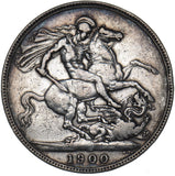 1900 LXIV Crown - Victoria British Silver Coin