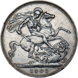 1902 Crown - Edward VII British Silver Coin