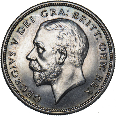1927 Proof Wreath Crown - George V British Silver Coin - Very Nice