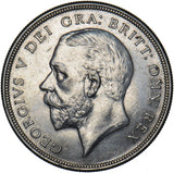1928 Wreath Crown - George V British Silver Coin - Very Nice
