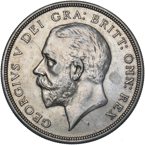 1933 Wreath Crown - George V British Silver Coin - Nice