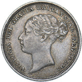 1886 Sixpence - Victoria British Silver Coin - Nice