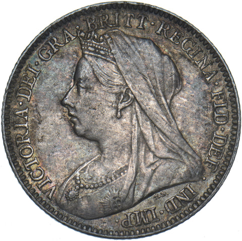 1897 Sixpence - Victoria British Silver Coin - Nice