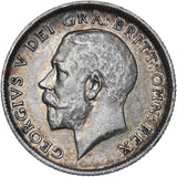 1911 Sixpence - George V British Silver Coin - Very Nice