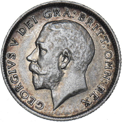 1911 Sixpence - George V British Silver Coin - Very Nice