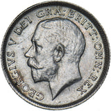 1912 Sixpence - George V British Silver Coin - Nice