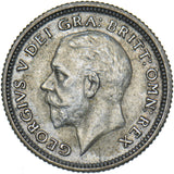 1927 Sixpence - George V British Silver Coin - Very Nice