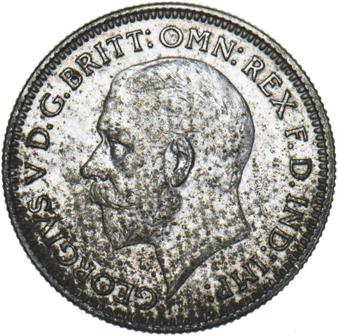 1931 Sixpence - George V British Silver Coin - Very Nice