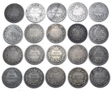 1838 - 1886 Shillings Lot (20 Coins) - Victoria British Silver Coins