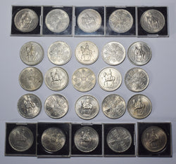 1953 Crowns Lot (25 Coins) - Elizabeth II British Coins - High Grades