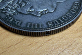 1820 Halfcrown (Edge Holed) - George IV British Silver Coin - Nice