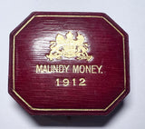 1912 Maundy Set (With Dated Case) - George V British Silver Coins - Superb