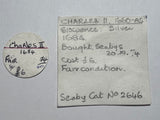 1684 Sixpence - Charles II British Silver Coin