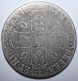 1664 Crown - Charles II British Silver Coin