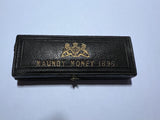 1896 Maundy Set (With Dated Case) - Victoria British Silver Coins - Very Nice