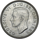 1945 Florin - George VI British Silver Coin - Superb