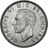 1945 Florin - George VI British Silver Coin - Superb